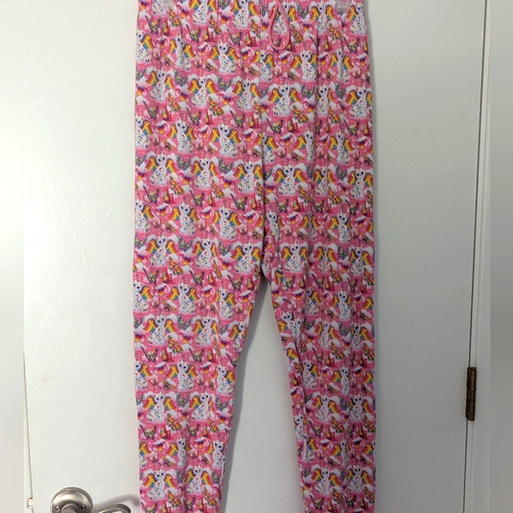 Lisa Frank® Angel Kitty™ Women's Bamboo French Terry JoggersSmall 0-2 / Pink